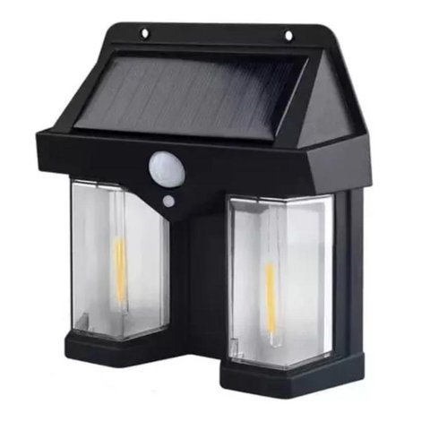 Luz de Led Arandela Solar Parede Rústica Sensor de Presença Bm-8529