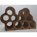 Ver imagem 5 de Mini Adega Mdf para 10 Garrafas