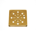 Ver imagem 3 de Tampa P/ Ralo Grelha Quadrado 10cm Abre/ Fecha - Dourado