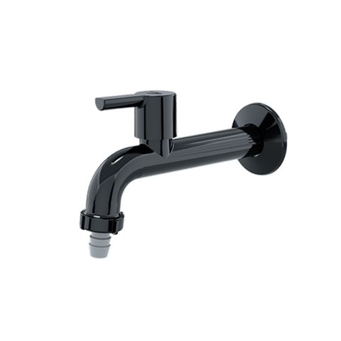 Torneira Longa de Parede 16cm Multiuso Comfort Black 1/4v:preto