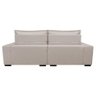 Sofa Retrátil e Reclinável com Molas Cama Inbox Premium 2,92m Tecido em Linho Bege Claro - 3