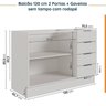 Cozinha Modulada 7 Peças sem Tampo com Rodapé Ipanema CabeCasa MadeiraOriginals - 14