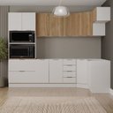 Ver imagem 1 de Cozinha Modulada 7 Peças sem Tampo com Rodapé Ipanema CabeCasa MadeiraOriginals