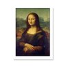 Quadro Decorativo Monalisa Obra Leonardo da Vinci Branco - 1