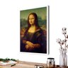 Quadro Decorativo Monalisa Obra Leonardo da Vinci Branco - 2