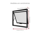 Ver imagem 3 de Janela de Aluminio Maxim-ar 60x100cm Vidro Transparente