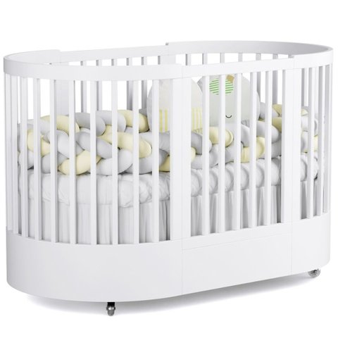 Berço Wave Evolutivo Redondo Branco Divicar