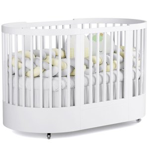 Berço Wave Evolutivo Redondo Branco Divicar