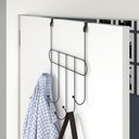 Ver imagem 2 de Cabide Multiuso de Porta 5 Ganchos - Stolf Preto