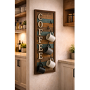 Ver imagem 1 de Porta Canecas Decorativo Colorido Coffee