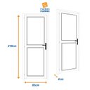 Ver imagem 3 de Porta de Aluminio 210 Cm X 85 Cm Vidro Duplo
