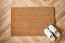 Ver imagem 3 de Capacho de Porta Tapete Fibra de Coco Grosso 50x50cm Fibras