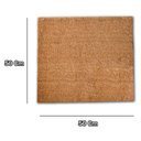 Ver mais imagens de Capacho de Porta Tapete Fibra de Coco Grosso 50x50cm Fibras