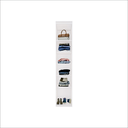 Ver imagem 3 de Guarda Roupa Modular 1 Porta Espelho com Prateleiras 45 cm Lotus Belmax:Branco