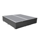 Ver imagem 3 de Cama Box Baú Bipartido Casal Sintético + Colchão Casal Espuma Extra Firme D33 Elegance Ortopédico 64