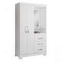 Ver imagem 1 de Guarda-roupa 2 Portas Denali Branco - Moveisaqui