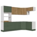 Ver imagem 5 de Cozinha Modulada 7 Peças sem Tampo com Rodapé Ipanema CabeCasa MadeiraOriginals