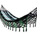 Ver imagem 1 de Rede Grande Luxo de Dormir P/ Casal 4,40 Metros Várias Cores:verde com Preto