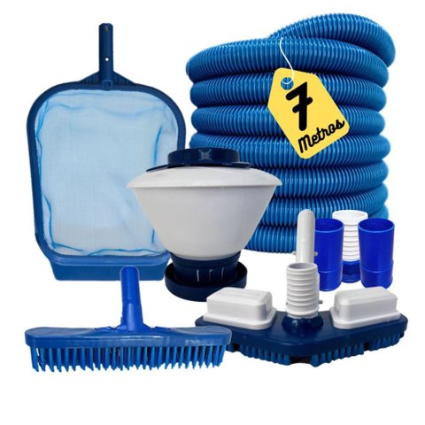 Kit Limpeza Piscina Senior Ii 8 Peças