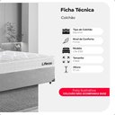 Ver imagem 2 de Colchão Casal Life D33 Pillow Top Branco 17x138x188cm