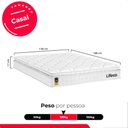 Ver imagem 3 de Colchão Casal Life D33 Pillow Top Branco 17x138x188cm