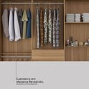 Ver mais imagens de Guarda Roupa Casal 8 Portas e 2 Gavetas Paranaguá Amêndola Touch