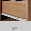 Ver imagem 7 de Guarda Roupa Casal 8 Portas e 2 Gavetas Paranaguá Amêndola Touch