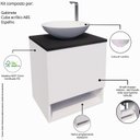 Ver imagem 5 de Gabinete Armário para Banheiro com Cuba e Espelho 40cm