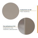 Ver imagem 7 de Cozinha Planejada 6 Peças sem Tampo com Rodapé 3 Aéreos e 3 Balcões Ipanema CabeCasa MadeiraOriginals Marrom/Fendi Trama