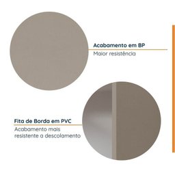 Cozinha Modulada 6 Peças sem Tampo com Rodapé 3 Aéreos e 3 Balcões Ipanema CabeCasa MadeiraMadeira - 7
