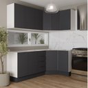 Ver imagem 1 de Cozinha Modulada 6 Peças sem Tampo com Rodapé 3 Aéreos e 3 Balcões Ipanema CabeCasa MadeiraOriginals