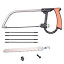 Ver imagem 1 de Kit Jogo Serra Corta Cano Madeira Aço Borracha Portátil