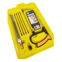 Ver imagem 2 de Kit Jogo Serra Corta Cano Madeira Aço Borracha Portátil