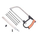 Ver imagem 3 de Kit Jogo Serra Corta Cano Madeira Aço Borracha Portátil