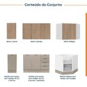 Ver imagem 3 de Cozinha Completa Planejada 6 Peças sem Tampo Ipanema Marrom Fendi Trama/Acácia CabeCasa MadeiraOriginals Madeiraorigi