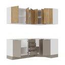 Ver imagem 6 de Cozinha Completa Planejada 6 Peças sem Tampo Ipanema Marrom Fendi Trama/Acácia CabeCasa MadeiraOriginals Madeiraorigi