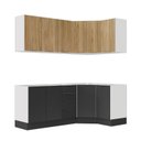 Ver imagem 5 de Cozinha Modulada 6 Peças sem Tampo com Rodapé 3 Aéreos e 3 Balcões Ipanema CabeCasa MadeiraOriginals