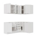 Ver imagem 6 de Cozinha Modulada 6 Peças sem Tampo com Rodapé 3 Aéreos e 3 Balcões Ipanema CabeCasa MadeiraOriginals