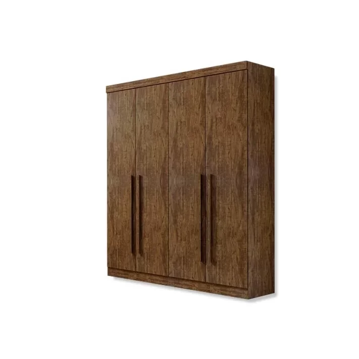 Guarda Roupa Da Vinci Plus 4 Portas 3 Gravetas 100% Mdf D'doro IPÊ - 1