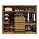 Ver imagem 2 de Guarda-roupa Dubai Majestic 230cm Mdf 6 Gavetas - Nature/nature Vila Rica