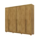 Ver imagem 3 de Guarda-roupa Dubai Majestic 230cm Mdf 6 Gavetas - Nature/nature Vila Rica