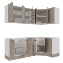 Ver imagem 6 de Cozinha Modulada 8 Peças sem Tampo com Rodapé 4 Aéreos e 4 Balcões Ipanema CabeCasa MadeiraOriginals