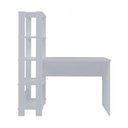 Ver imagem 5 de Conjunto 2 Escrivaninhas com Estante Match 4 Prateleiras 120cm Branco