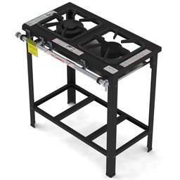 Fogão Industrial Gastromaq 2 Bocas Mistas Baixa Pressão Fg302lm - 1