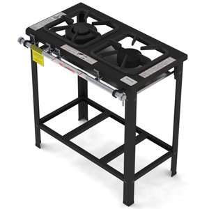 Fogão Industrial Gastromaq 2 Bocas Mistas Baixa Pressão Fg302lm