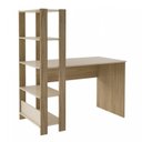 Ver imagem 6 de Kit 2 Escrivaninhas com Estante 4 Prateleiras 120cm Match