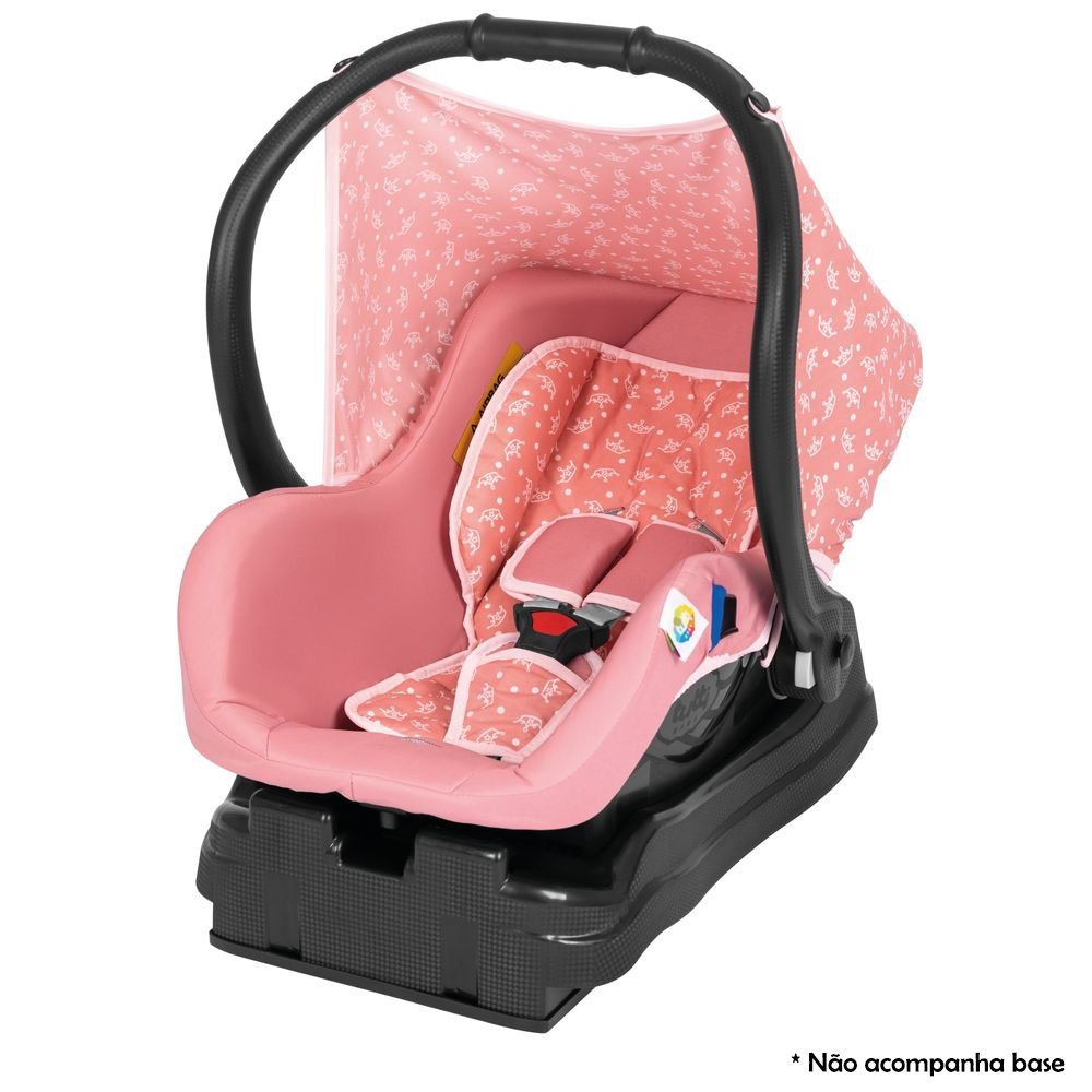 Bebê Conforto Tutty Baby Bebê Conforto Solare Rosa - 6