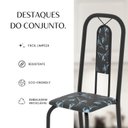 Ver imagem 7 de Conjunto para Sala de Jantar com 6 Cadeiras Lívia Preto