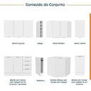Ver imagem 3 de Cozinha Modulada 8 Peças sem Tampo com Rodapé 4 Aéreos e 4 Balcões Ipanema CabeCasa MadeiraOriginals