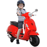 Moto Scooter Eletrica Infantil Zippy Toys Vespa Gts 6v Vermelha - 1
